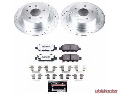 Power Stop Z26 Street Warrior Brake Kit Rear Nissan Altima 2007-2010 - K7864-26