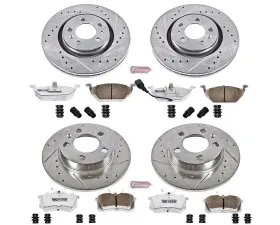 Power Stop Z26 Street Warrior Brake Kit Front & Rear Volkswagen Beetle 1999-2006