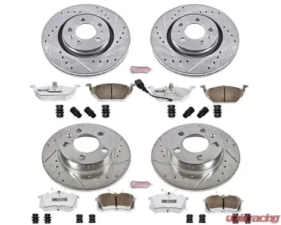 Power Stop Z26 Street Warrior Brake Kit Front & Rear Volkswagen Beetle 1999-2006 - K840-26