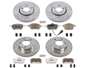 Power Stop Z26 Street Warrior Brake Kit Front & Rear Volkswagen Beetle 1999-2010