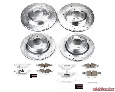 Power Stop Z26 Street Warrior Brake Kit Front & Rear BMW Z4 2006-2008 - K935-26