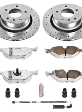 Power Stop Z26 Street Warrior Brake Kit Rear BMW Z4 2003-2008                                     - K962-26 - Image 2
