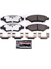 Power Stop Z26 Extreme Street Brake Pads w/Hardware Rear Cadillac CTS 2008-2014                                     - Z26-1337 - Image 2