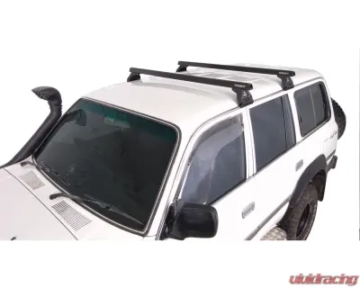 Rhino Rack Heavy Duty RL110 Black 2 Bar Roof Rack JA0631 - JA0631
