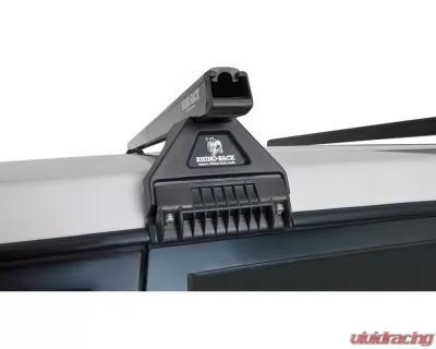 Rhino Rack Heavy Duty RL110 Black 2 Bar Roof Rack JA0631 - JA0631