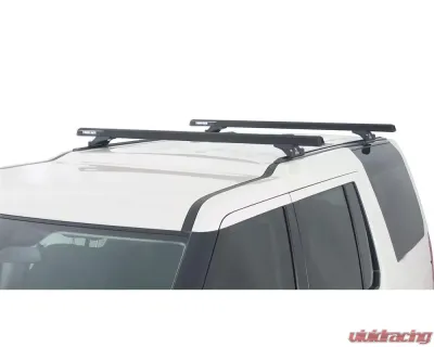 Rhino Rack Heavy Duty RLTP Trackmount Black 2 Bar Roof Rack JA0660 - JA0660