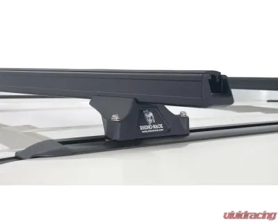 Rhino Rack Heavy Duty RLTP Trackmount Black 2 Bar Roof Rack JA0660 - JA0660