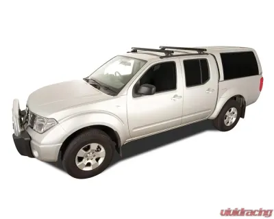 Rhino Rack Heavy Duty RLTP Trackmount Black 2 Bar Roof Rack JA0662 - JA0662