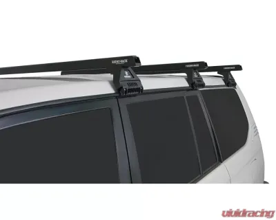 Rhino Rack Heavy Duty RL110 Black 3 Bar Roof Rack JA0675 - JA0675