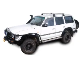 Rhino Rack Heavy Duty RL110 Silver 2 Bar Roof Rack JA0718