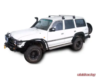 Rhino Rack Heavy Duty RL110 Silver 2 Bar Roof Rack JA0718 - JA0718