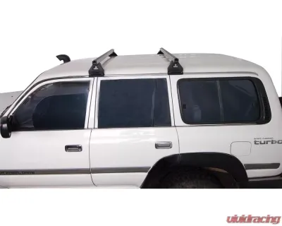 Rhino Rack Heavy Duty RL110 Silver 2 Bar Roof Rack JA0718 - JA0718
