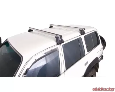 Rhino Rack Heavy Duty RL110 Silver 2 Bar Roof Rack JA0718 - JA0718