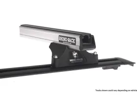 Rhino Rack Heavy Duty RLTP Trackmount Silver 2 Bar Roof Rack JA0747