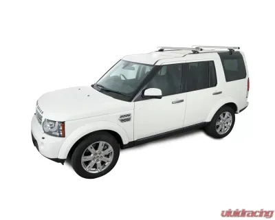 Rhino Rack Heavy Duty RLTP Trackmount Silver 2 Bar Roof Rack JA0747 - JA0747