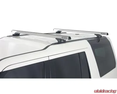 Rhino Rack Heavy Duty RLTP Trackmount Silver 2 Bar Roof Rack JA0747 - JA0747