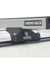 Rhino Rack Heavy Duty RLTP Trackmount Silver 2 Bar Roof Rack JA0747                                     - JA0747 - Image 4
