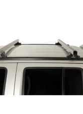 Rhino Rack Heavy Duty RLTP Trackmount Silver 2 Bar Roof Rack JA0749                                     - JA0749 - Image 4