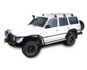 Rhino Rack Heavy Duty RL110 Silver 3 Bar Roof Rack JA0762