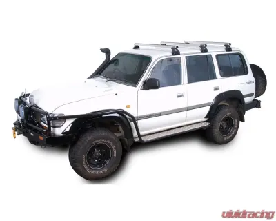 Rhino Rack Heavy Duty RL110 Silver 3 Bar Roof Rack JA0762 - JA0762