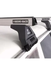 Rhino Rack Heavy Duty RL110 Silver 3 Bar Roof Rack JA0762                                     - JA0762 - Image 4