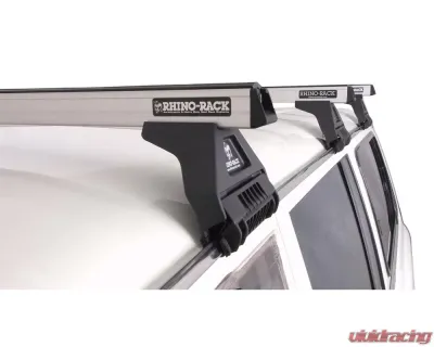 Rhino Rack Heavy Duty RL110 Silver 3 Bar Roof Rack JA0762 - JA0762
