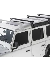 Rhino Rack Heavy Duty RL210 Black 3 Bar Roof Rack JA0836                                     - JA0836 - Image 2