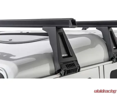 Rhino Rack Heavy Duty RL210 Black 4 Bar Roof Rack JA0850 - JA0850