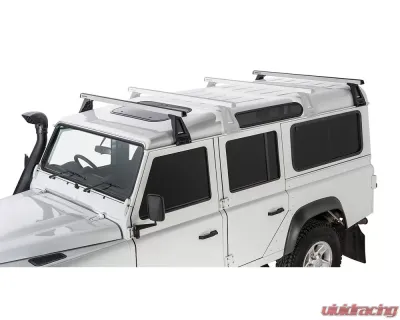 Rhino Rack Heavy Duty RL210 Silver 2 Bar Roof Rack JA0873 - JA0873