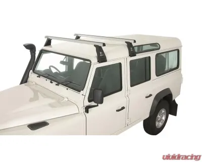 Rhino Rack Heavy Duty RL210 Silver 2 Bar Roof Rack JA0873 - JA0873