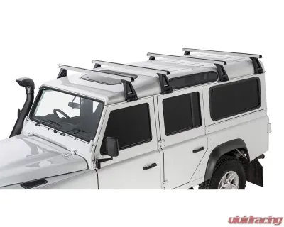 Rhino Rack Heavy Duty RL210 Silver 4 Bar Roof Rack JA0919 - JA0919