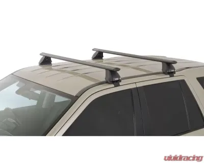Rhino Rack Vortex 2500 Black 2 Bar Roof Rack JA2134 for Bare Roofs, Lifetime Warranty - JA2134