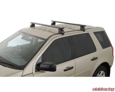 Rhino Rack Vortex 2500 Black 2 Bar Roof Rack JA2134 for Bare Roofs, Lifetime Warranty - JA2134