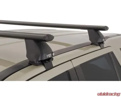Rhino Rack Vortex 2500 Black 2 Bar Roof Rack JA2134 for Bare Roofs, Lifetime Warranty - JA2134