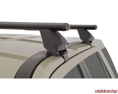 Rhino Rack Vortex 2500 Black 2 Bar Roof Rack JA2134 for Bare Roofs, Lifetime Warranty - JA2134