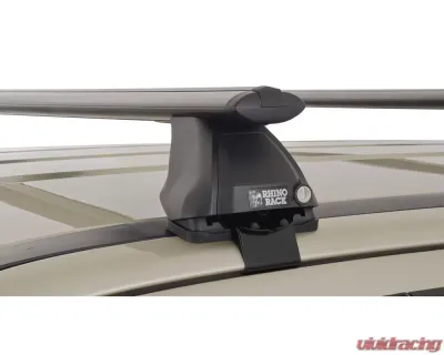 Rhino Rack Vortex 2500 Black 2 Bar Roof Rack JA2134 for Bare Roofs, Lifetime Warranty - JA2134