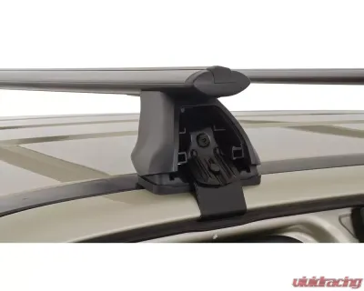 Rhino Rack Vortex 2500 Black 2 Bar Roof Rack JA2134 for Bare Roofs, Lifetime Warranty - JA2134