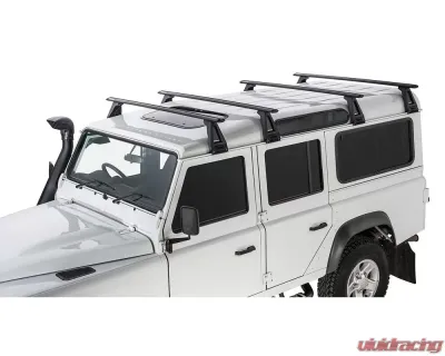 Rhino Rack Vortex RL210 Black 4 Bar Roof Rack System for Gutter Mounts - JA2789 - JA2789