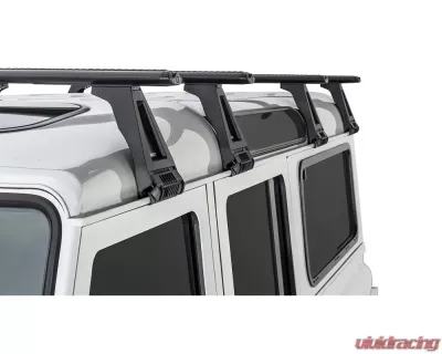 Rhino Rack Vortex RL210 Black 4 Bar Roof Rack System for Gutter Mounts - JA2789 - JA2789