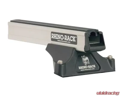 Rhino Rack Heavy Duty RLTP Silver 1 Bar Roof Rack JA6208 - JA6208
