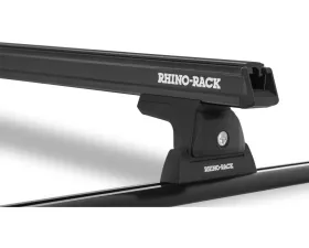 Rhino Rack Heavy Duty RLT600 Trackmount Black 2 Bar Roof Rack JA6246