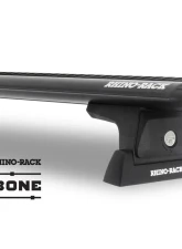 Rhino Rack Vortex RLT600 Black 2 Bar Roof Rack for Jeep Wrangler JA6386                                     - JA6386 - Image 4