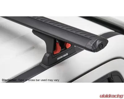 Rhino Rack Heavy Duty RLT600 Ditch Mount Silver 2 Bar Roof Rack JA7944 - JA7944