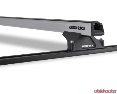 Rhino Rack Heavy Duty RLTP Trackmount Silver 2 Bar Roof Rack JA8702 - JA8702
