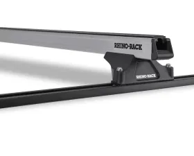 Rhino Rack Heavy Duty RLTP Trackmount Silver 2 Bar Roof Rack JA8742