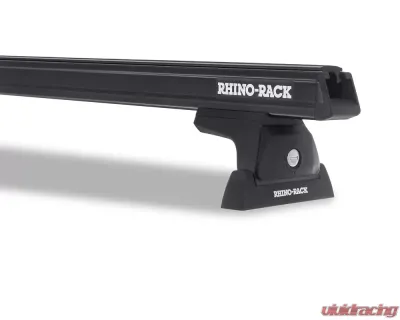 Rhino Rack Heavy Duty RLT600 Ditch Mount Black 1 Bar Roof Rack JA9116 - JA9116