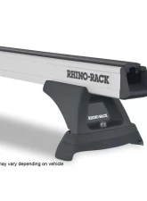 Rhino Rack Heavy Duty RCL Trackmount Silver 2 Bar Roof Rack JA9830                                     - JA9830 - Image 2