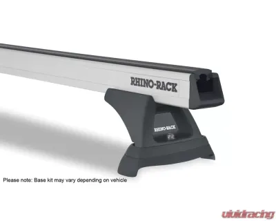 Rhino Rack Heavy Duty RCL Trackmount Silver 2 Bar Roof Rack JA9830 - JA9830