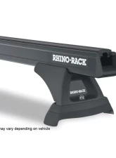 Rhino Rack Heavy Duty RCL Trackmount Black 2 Bar Roof Rack JA9831                                     - JA9831 - Image 4
