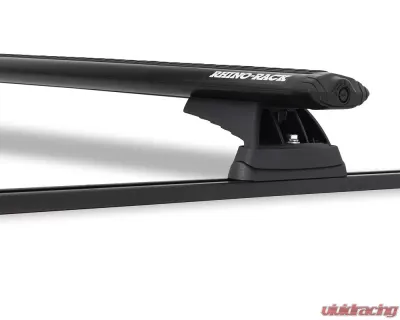 Rhino Rack Vortex RCL Trackmount Black 2 Bar Roof Rack JA9833 for Heavy Off-Road Use - JA9833